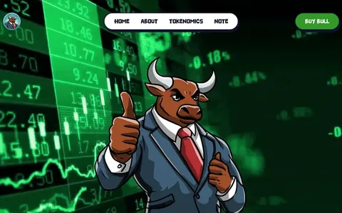 Bull Run meme coin website, a black hero